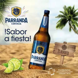 6 Cervezas Parrandas de 1500 ml