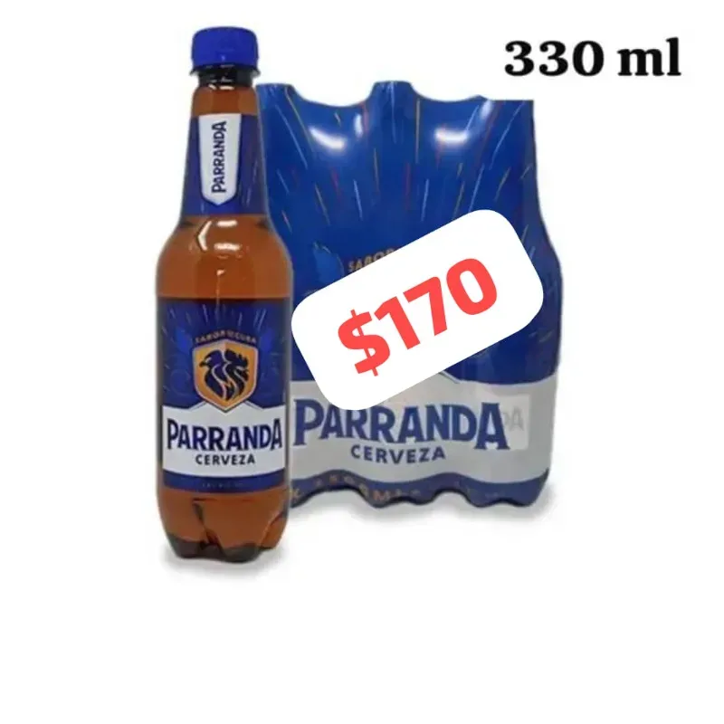 6 Cervezas Parrandas de 330 ml