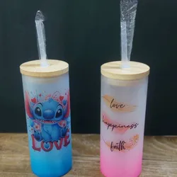 Vaso de cristal nevado