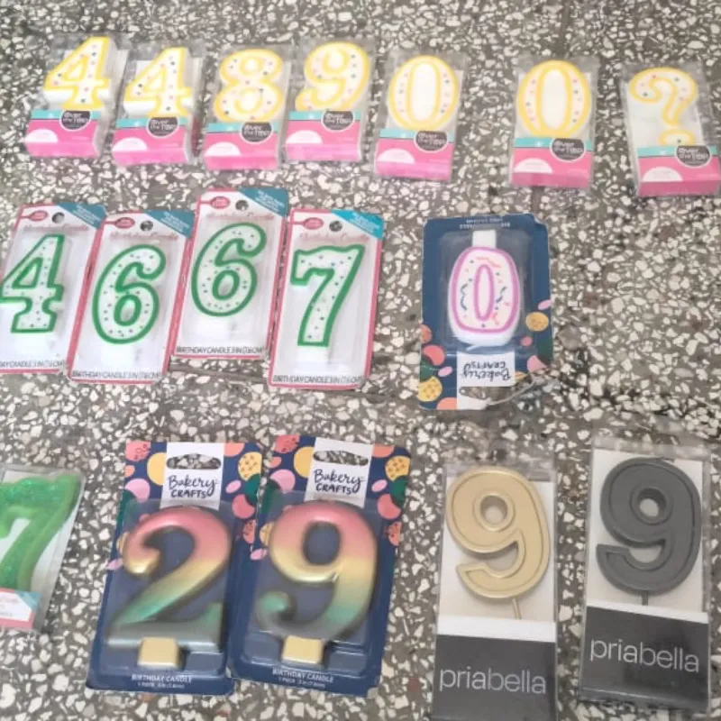 Velitas de cumpleaños 