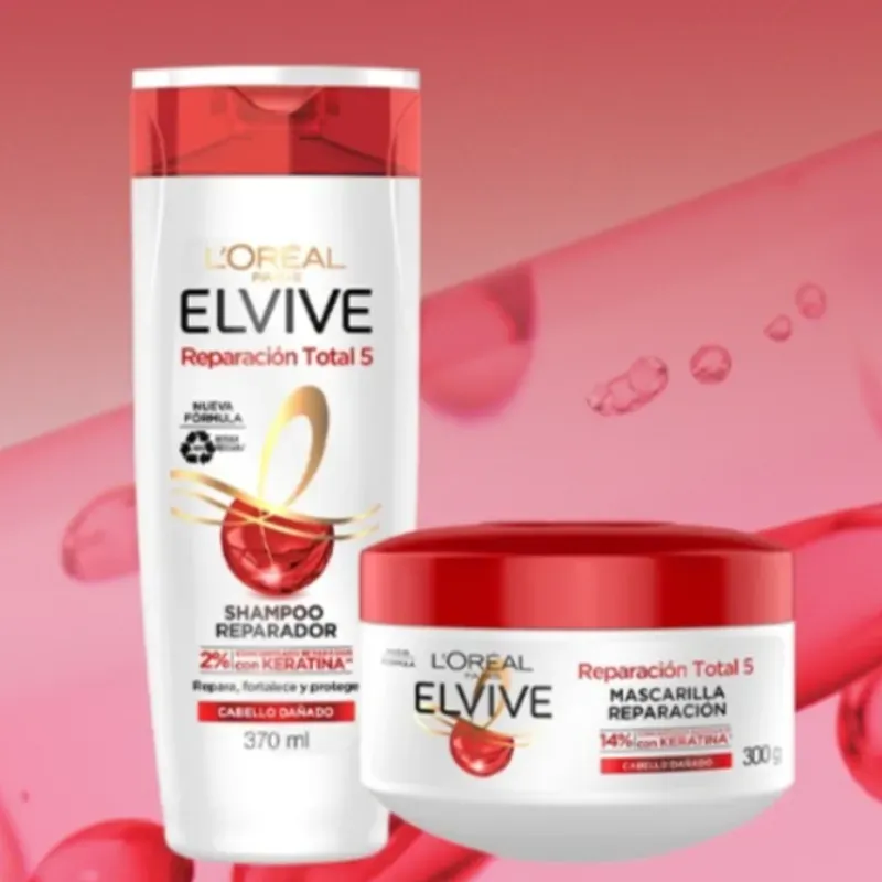 Conjunto L'Oréal Elvive Reparación Intensiva 