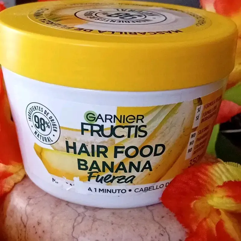 Mascarilla capilar Fructis garnier Hair Food banana 