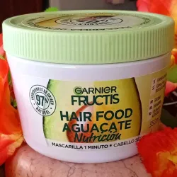 Mascarilla capilar Fructis garnier Hair Food de aguacate 
