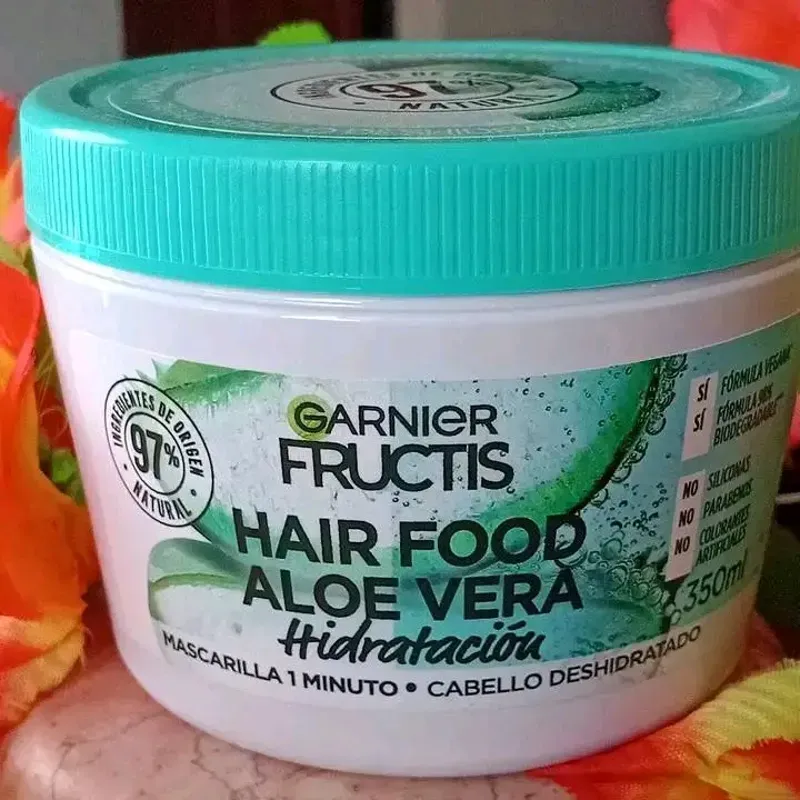 Mascarilla capilar Fructis garnier Hair Food de áloe vera