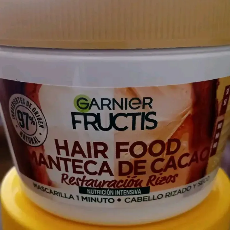 Mascarilla capilar Fructis garnier Hair Food de cacao