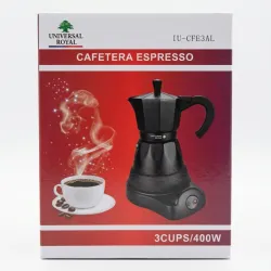 Cafetera Eléctrica (3 Tazas)