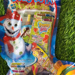 Bota de confitura y juguetes