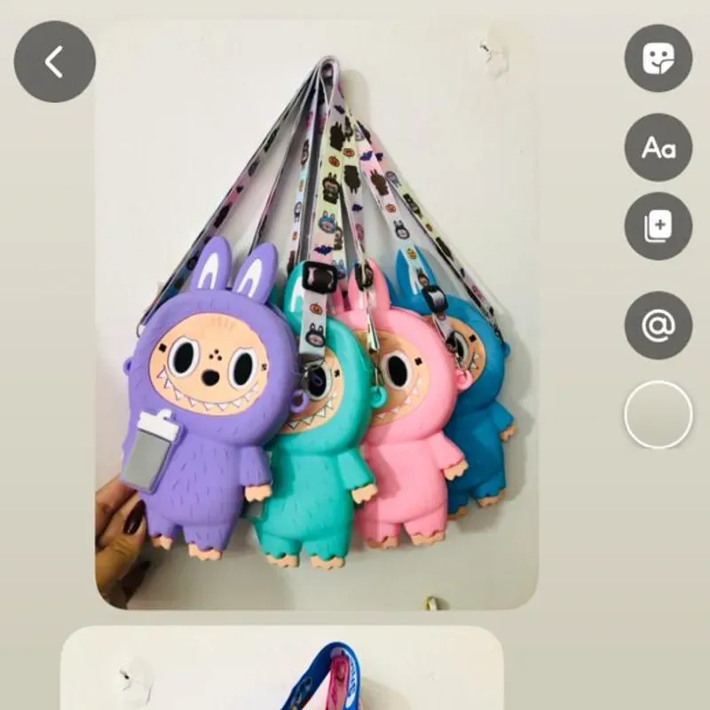 Cartera labubu #1 aproximadamente 20cm