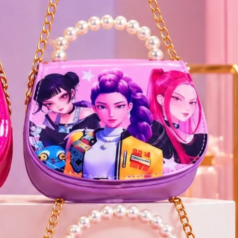 Carteras kpop con perlas