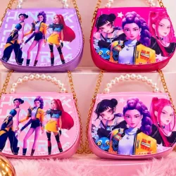 Carteras kpop con perlas