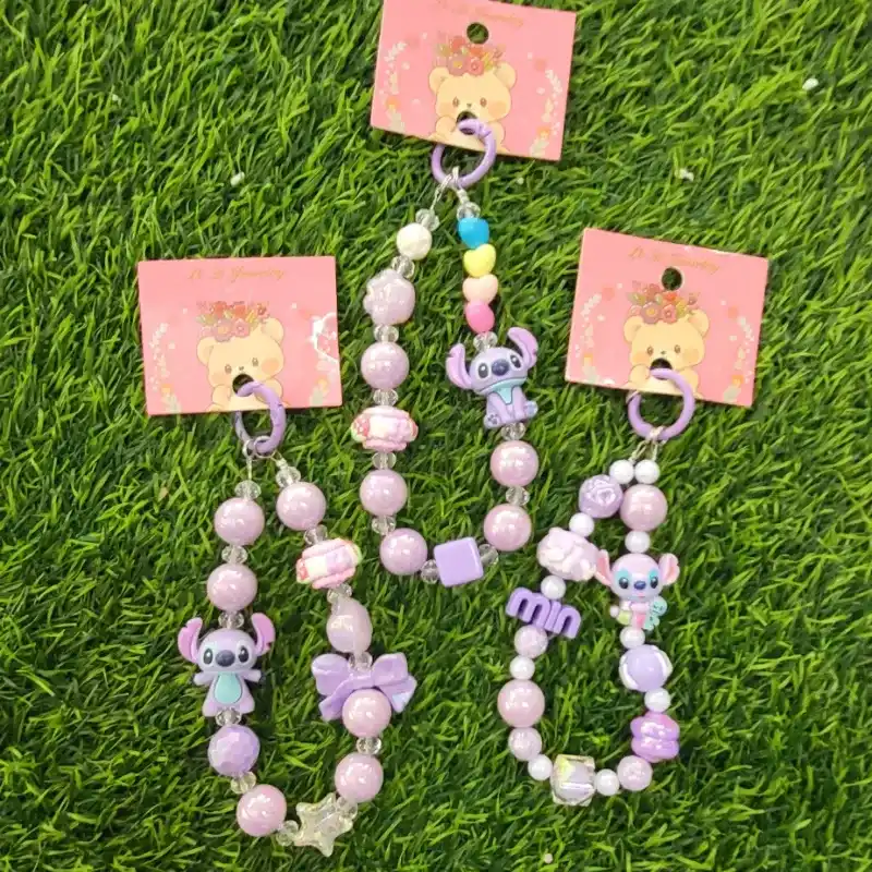 Colgantes para el móvil de stitch  morado#3