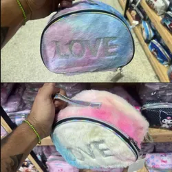 Cosmetiquera tipo peluche