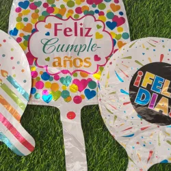 Globos de feliz cumpleaños ✨️ 10 pulgadas
