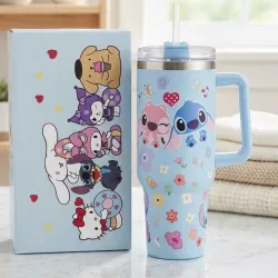 Jarra de stitch azul