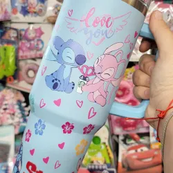 Jarra de stitch azul