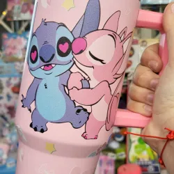 Jarras de stitch rosada #1