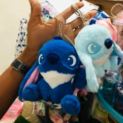 Llavero Stitch tipo peluche 