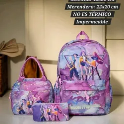 Mochilas de 3 piezas Kpop #4