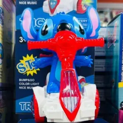 Moto con stitch alumbra y canta