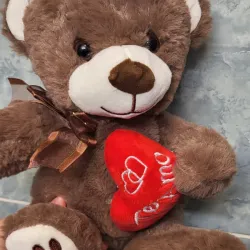 Oso de corazón 30cm