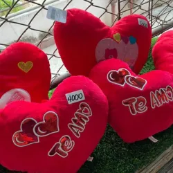 Cojines de corazón 
