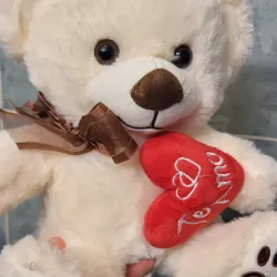 Oso corazón 30cm