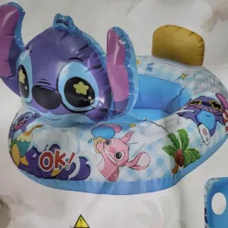 Salvavidas stitich rosado y azul