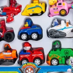 Set de 9 carritos de Paw Patrol
