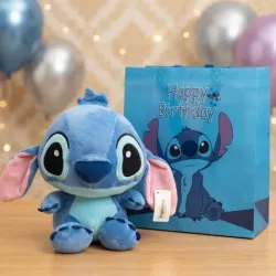 Stitch cabezón 25cm azul