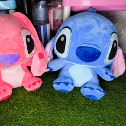 Stitch cabezon azul 35cm