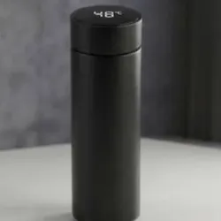 Termo mide la temperatura negro
