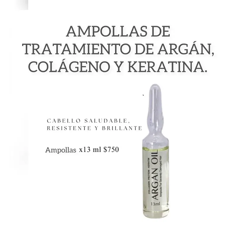 Ampollas de tratamiento capilar