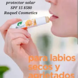 Balsamo labial con protector solar 