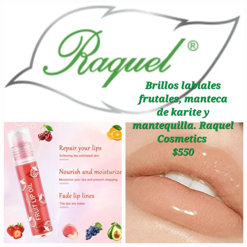 Brillos labiales de bolita Raquel