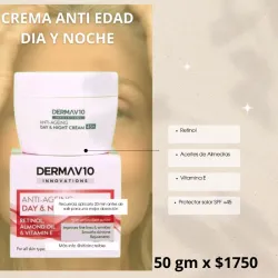Crema Facial Antiedad DERMAV10