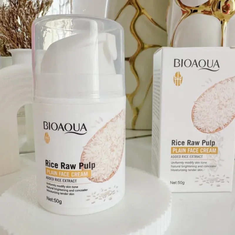 Crema Facial de Arroz. BIOAQUA