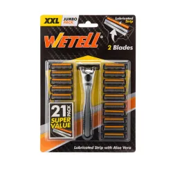 Cuchilla de afeitar 2 hojas + 21 repuestos 