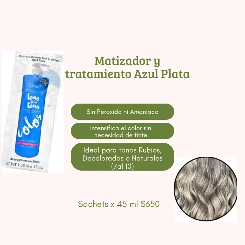 Matizador Tono sobre Tono (Azul platinado)