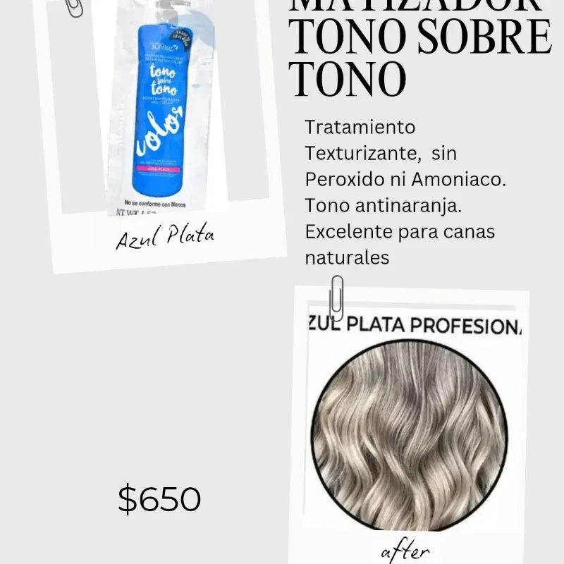 Matizador Azul platinado