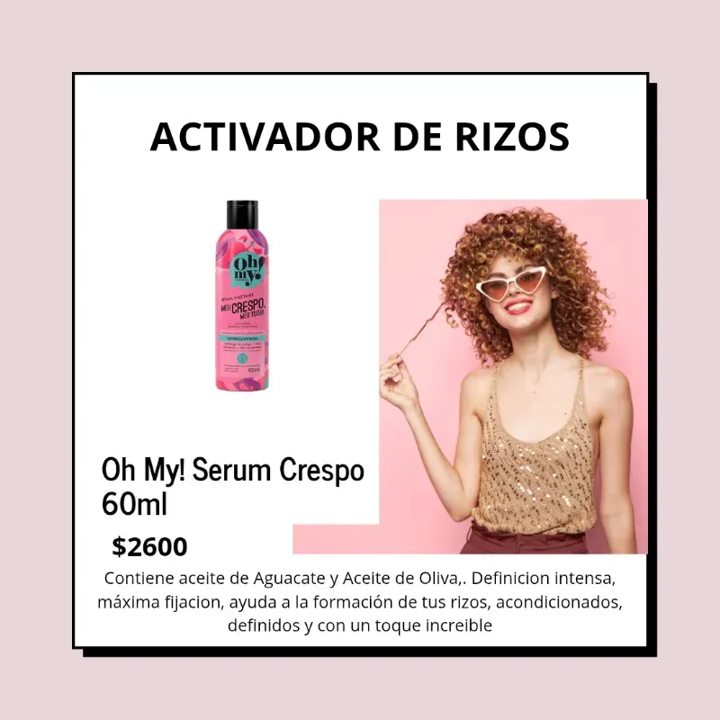 Serum capilar activador de rizos