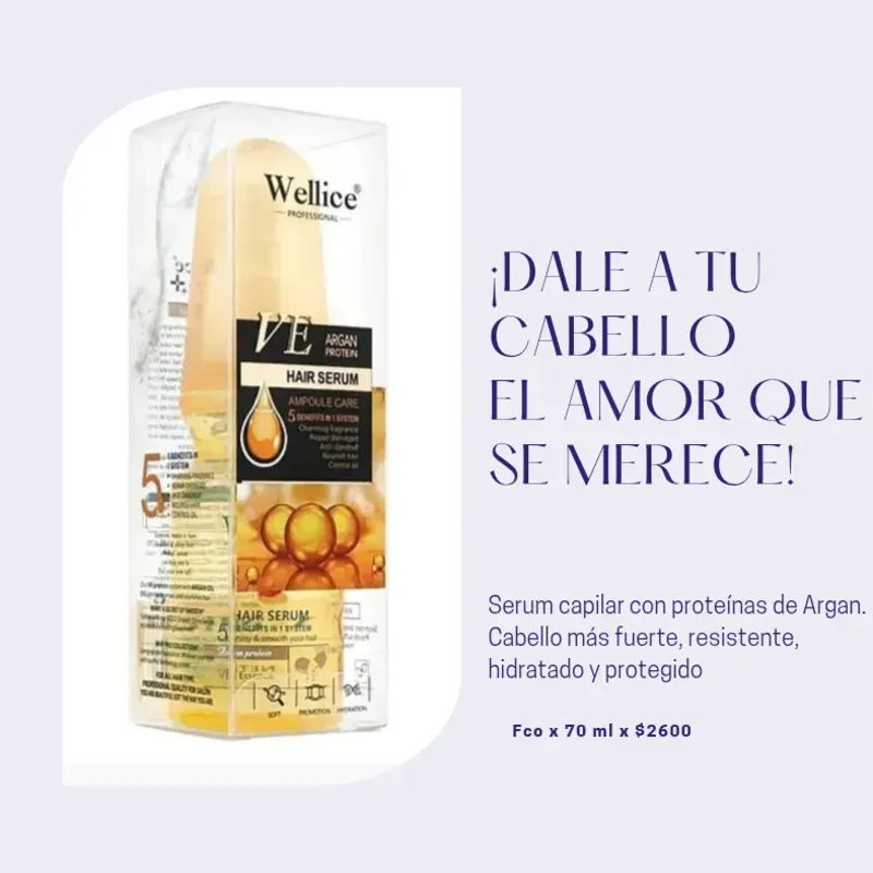Serum capilar de Argan