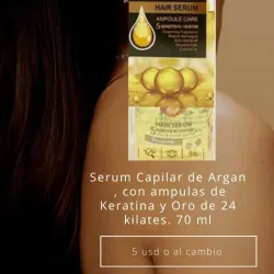 Serum capilar de proteímas de Argán (5 USD)