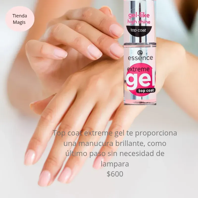 Top coat efecto gel