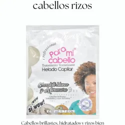 Tratamiento texturizante para cabello rizo