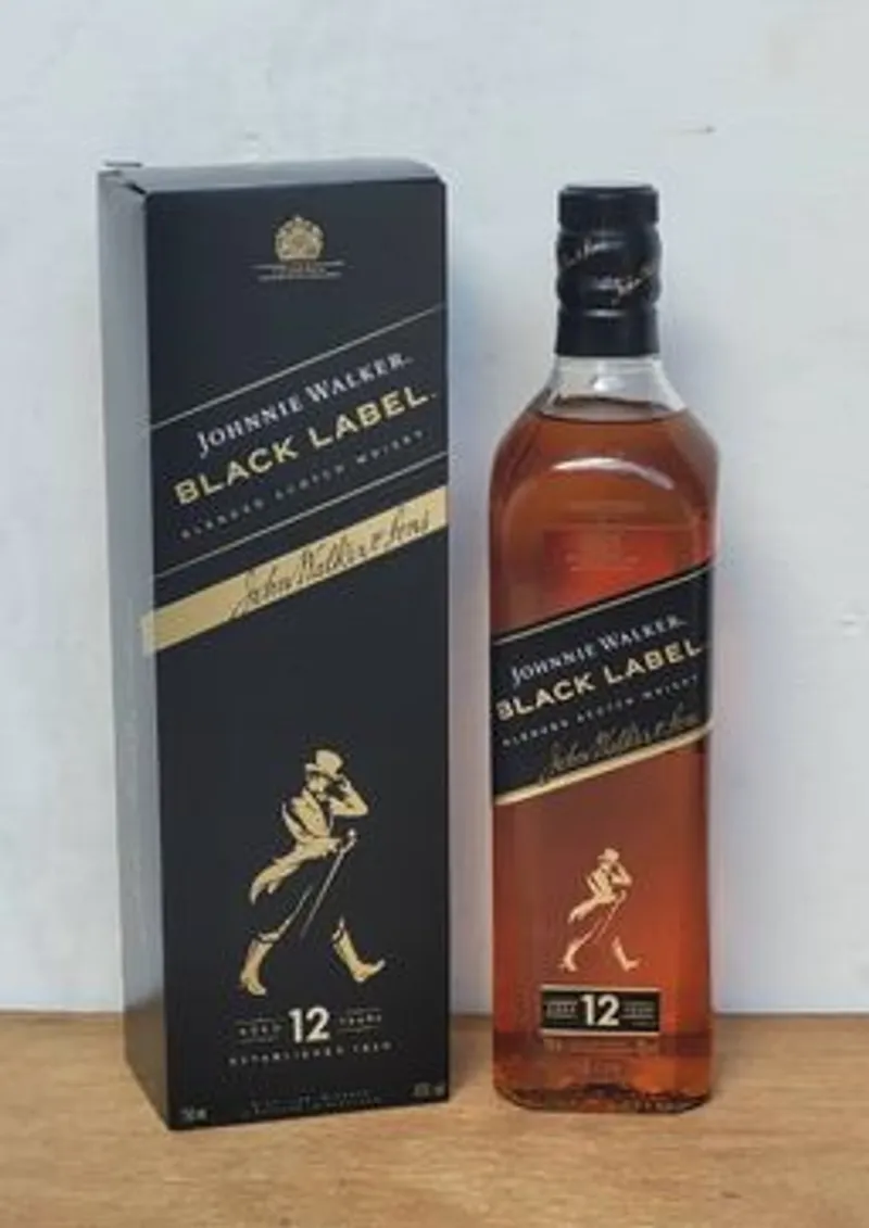Whisky Johnnie Walker Black Label 12 Años