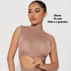 Blusa fashion nova de noche talla s