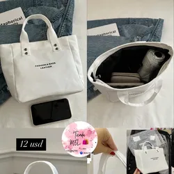 Bolso mediano de tela 