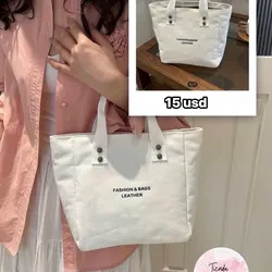 Bolso mediano de tela 
