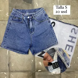 Short mezclilla talla S 