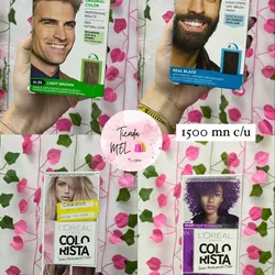 Tintes hombre y de colores para mujer 